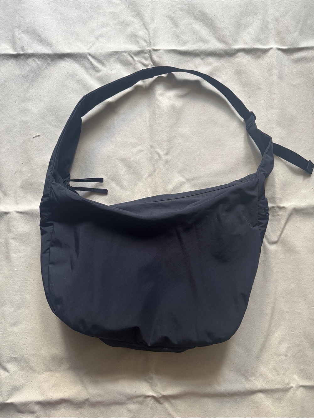 Everlane Black Nylon Hobo Shoulder Bag